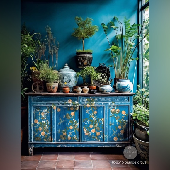 Redesign with Prima Decor Transfer ~ ORANGE GROVE 24” x 35” - Picture 4 of 4